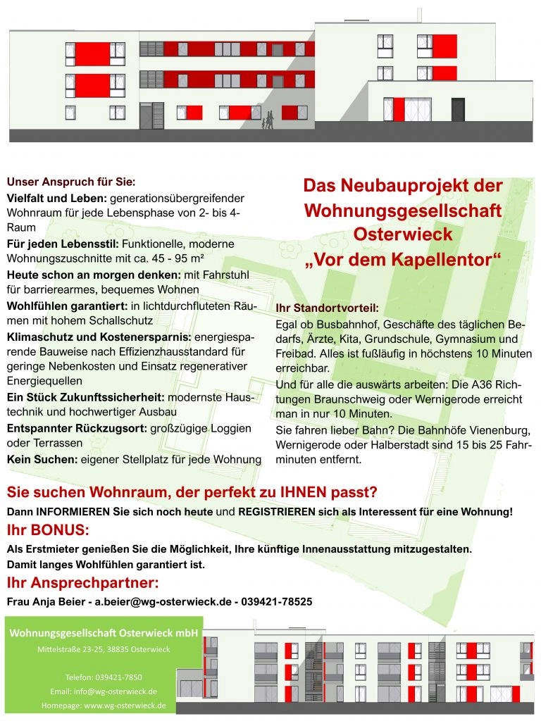 Abriss der Wohnblöcke „Vor dem Kapellentor“