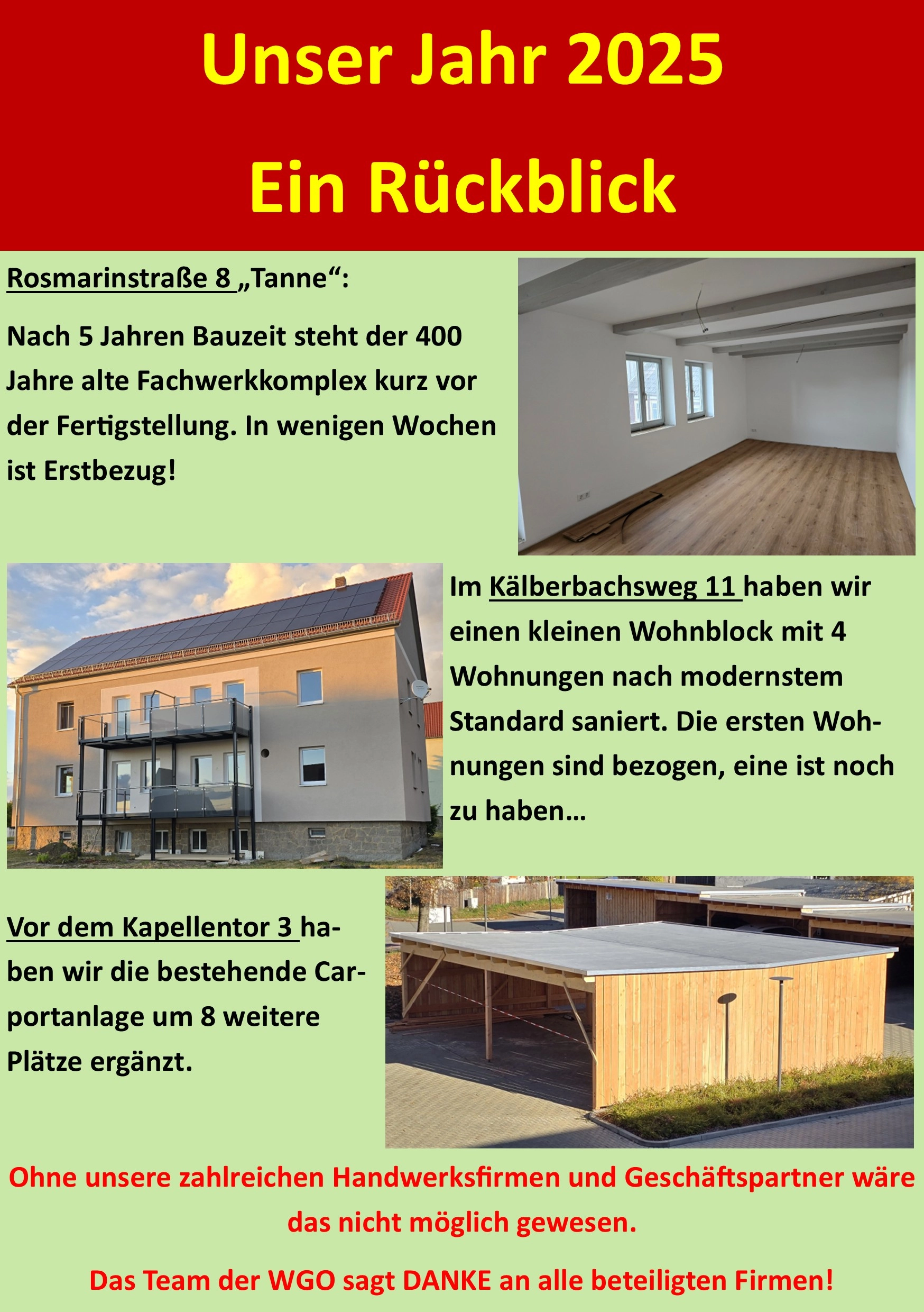 Unser Jahr 2025 – Ein Rückblick